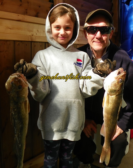 Hailey-Grandpa walleye fishing